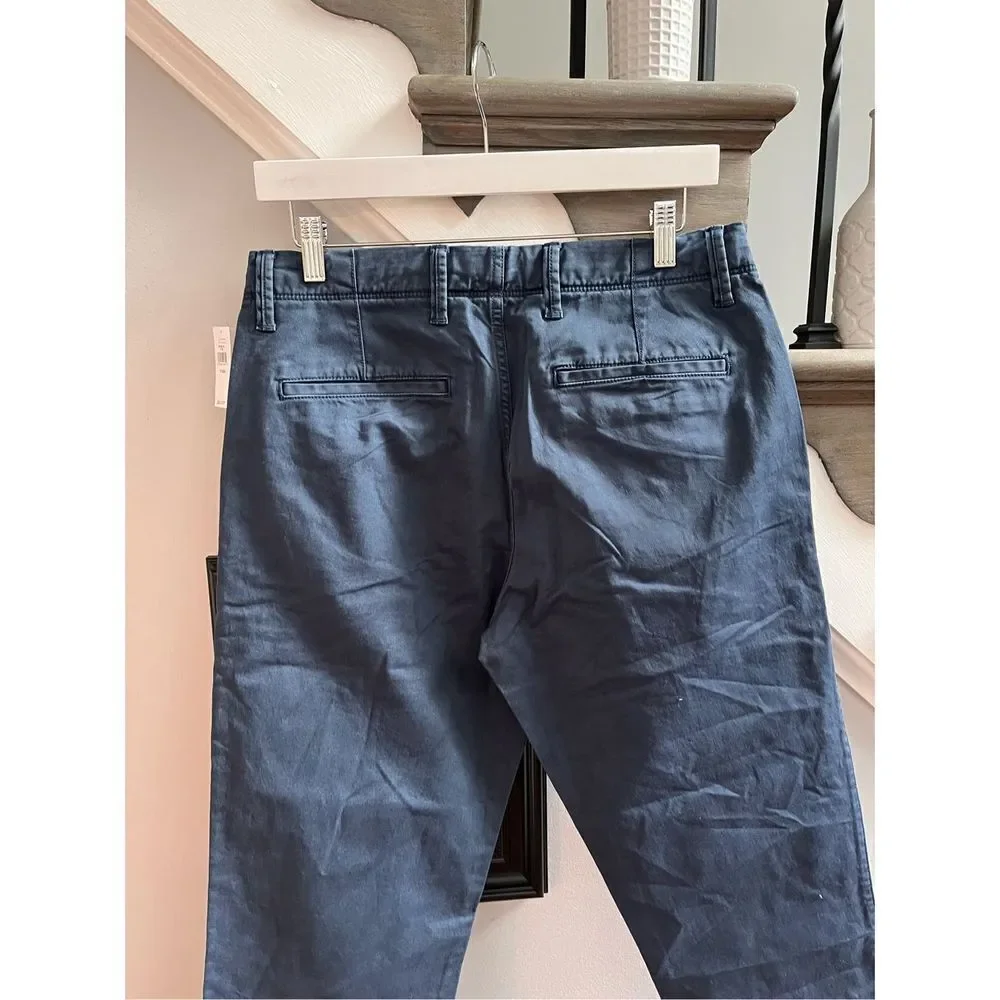 Gap Blue Sunwashed Khaki Pants sz 31X32 NWT